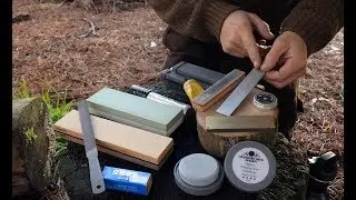 Sharpening Kit For Bushcraft Tools.