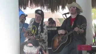 Bloodkin 1.27.15 part5 Panic en la Playa Cuatro poolside in pouring rain