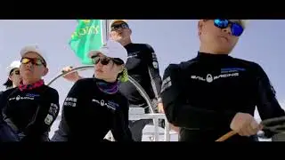 Chinese sailing team Kranendonk Smart Robotics preparing for the RMSR onboard VO65 Sailing Poland.