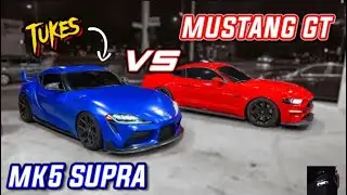 650WHP SINGLE TURBO SUPRA MK5 vs 1000WHP TWIN TURBO MUSTANG GT350