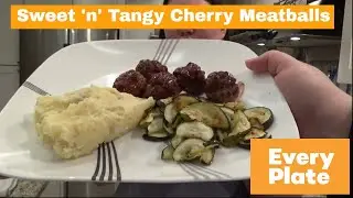 Sweet 'n' Tangy Cherry Meatballs -  Every Plate