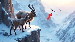 The Steadfast Ibex Who Braved a Crushing Avalanche to Rescue Her Fawn