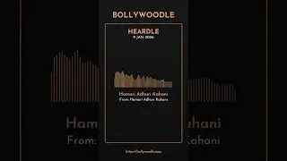 Bollywoodle - Heardle #151 -- #bollywood #quiz #music #game
