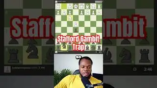 Ловушка для гамбита Стаффорда #шахматы #chesstips #chesstricks #chesstraps