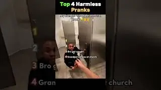 Top 4 Harmless Pranks 😂🤣 #comedy #fails #funny #hilarious #memes #meme #pranks