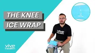 Vive Knee Ice Wrap with Arctic Flex Gel Packs