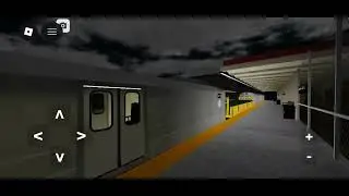 Мусоровозный R127 / R134 пролетает станцию в roblox 