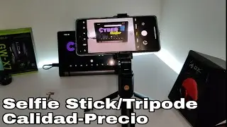 Selfie stick-tripode K07 con control - No lo compres sin ver este video