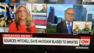 CCEF Founder, Percy Pitzer, provides insight on prison escape to CNN's Carol Costello