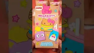 GUND Hello Kitty Surprise Plush Unboxing Toys ASMR 🍟 Chococat Fries?! #hellokitty #sanrio #plushies