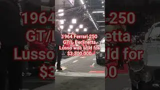 Ferrari 250 GT/L Berlinetta Lusso 1964 года выпуска был продан за 3 300 000 долларов на автомобил...