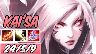 S+ FULL BURST AP KAI'SA BOT LANE | ~ 50k DMG | New Build & Runes | iG Kai'Sa | League of Legends