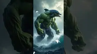 We Created a Hybrid of the Hulk and a Dolphinb #hybrid