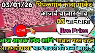 Pimpalgaon Onion Market Price Today:Latest Rates And Insights 03 January 2025