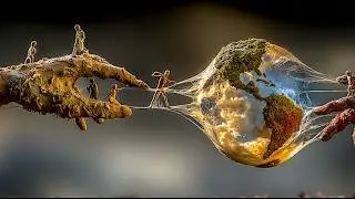A Fragile Place to Stand | AI Animated Video Art | Mamta B. Herland