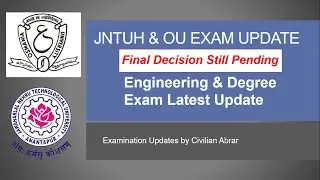 JNTUH EXAMS CANCELLED | OU EXAMS CANCELLED | DEGREE EXAMS CANCELLED | FINAL YEAR EXAMS UPDATE