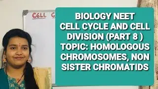 #HOMOLOGOUS_PAIR #NONSISTER_CHROMATIDS #CROSSINGOVER #RECOMBINATION #CELL_CYCLE_CELL_DIVISION(PART8)