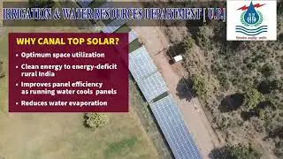 1st CANAL TOP SOLAR POWER PLANT IN UTTAR PRADESH 5.92 MW IDUP