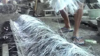 Pembuatan Lisplang Cor Beton Bermotif