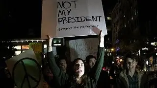 'We reject the president elect' - second day of anti-Trump protests