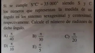 Ángulo trigonométrico y Sistemas de medición angular. Ejercicio 14