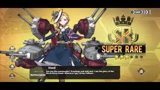 Super Rare HOOD &mdash; Opening 10 Ship Girls | Azur Lane