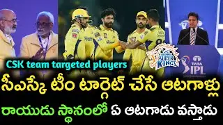 IPL 2024 Chennai super kings team targeted players