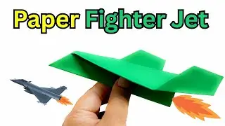 Paper Airplane Tutorial EASY | Best Design for Distance fly