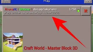 💥 | Como jogar Online com seus Amigos no Craft World - Master Block 3D em 2024 (desatualizado)