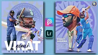 Beginners Poster Design Tutorial with PICSART   | Cricket Poster Design | Photo editing Tutorial