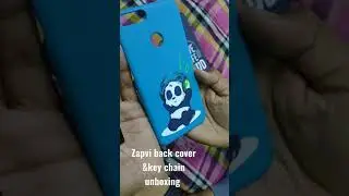 Zapvi Back cover for Honor 7x & key chain unboxing...... #zapvi #honor7x #unboxing