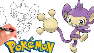 How To Draw AIPOM POKEMON #190 | Generation 2