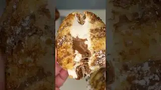 viral smores nutella sandwich recipe 🍫#recipe #easydessert #easyrecipe #nutella #chocolate #shorts