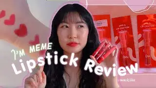 I'm Meme Multi Lip Crayon Matte Review / Swatch + Review / Korean Makeup