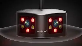 Reidubo Dual lens wifi security camera#165&deg; wide angle security camera#Panoramic