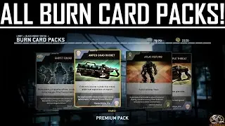 Titanfall All Burn Card Packs Opening! (Black Market 125,000 Credits)