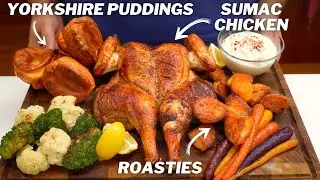 I used Middle Eastern spices, to make a MOUTH WATERING English roast dinner!