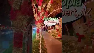 Candy Cane Lane Neighborhood in Arizona #christmaslights #shorts #holidays