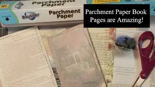 Parchment Paper Book Pages