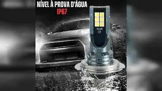 Review: Par L&acirc;mpada Led H7 6500k, 12v E 24v,branco,prova D'&aacute;gua H7 Branco Branco-frio