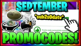 *ALL* WORKING PROMO CODES IN ROBLOX! | (SEPTEMBER 2019)