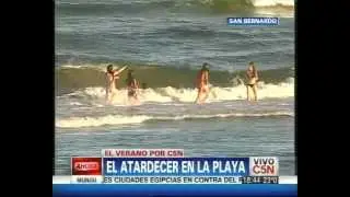 C5N - VERANO 2013: PRIMER DOMINGO DE FEBRERO EN SAN BERNARDO (PARTE 4)