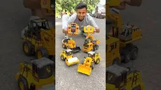 6 Rc Construction Toys 😲🔥 JCB, Truck, Roller & Loader Unboxing