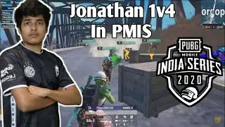 Jonathan 1v4 In PMIS 2020 | Jonathan Gaming | TSM Entity Jonathan | Jonathan best Clutch 1v4 1v3