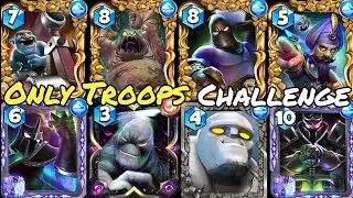 No Spell 🔥 Only Troops! Challenge Video 🔥 Castle Crush Gameplay