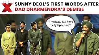 Border 2 Promotion: Sunny Deol Breaks Silence on Father Dharmendra in First Media Talk | NewsX