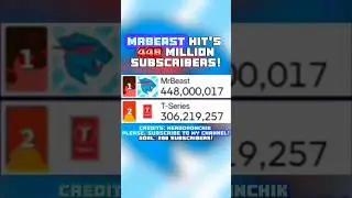 №1MRBEAST HIT'S 448M! LIVE BY: @chMDM #fypシ゚viral #mdm #recommended #premierleague #shorts #fypシ