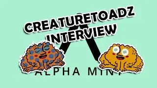 CreatureToadz Interview - The OG NFT Mashup
