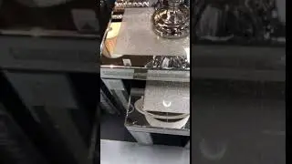 Glamour sparkle mirrored nest of 2 tables