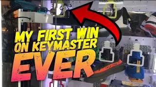 My first KeyMaster win ever! (WINNING A SHOE) Also Hanging with Claw Craziness and Arcadejackpotpro